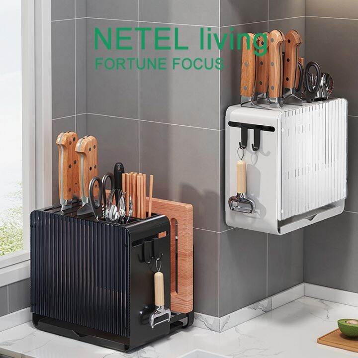 Wallhanging Kitchen Organizer Rack Multifunctional