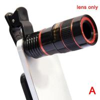 TLEADER Universal 12xโทรศัพท์มือถือTelephoto Telephoto HDเลนส์กล้องภายนอก 12Xซูมโฟกัสโทรศัพท์มือถือเลนส์ติดกล้องโทรศัพท์ K2B3