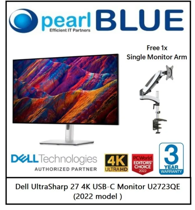 Ready-Stock] Dell U2720Q Ultra Sharp 27 Inch 4K USB-C Monitor - Replace by  U2723QE | Lazada Singapore