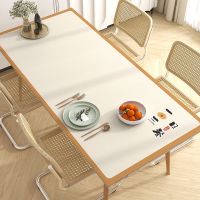 [COD]Leather cloth waterproof oil table mat iron house ผ้าปูโต๊ะหนังเสื่อโต๊ะรับประทานอาหารกันน้ำกันน้ำมันไม่ต้องล้างป้องกันน้ำร้อนลวกใช้ในบ้านแผ่นรองโต๊ะกาแฟหนังเรียบง่าย