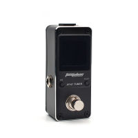 AROMA AT-07 9V Black Mini Chromatic Tuner Effect Pedal Mini Single Electric Guitar Effects With Gold pedal connector