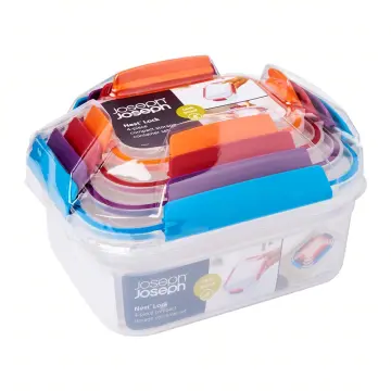 Joseph Joseph 10-Piece Nest Lock Storage Container Set - Sky