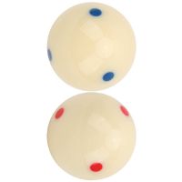 【LZ】❆♞✟  57.2mm Standard Billard Ball Resin Pool Table Cue Ball Dot-Spot Practice Pool Balls High‑quality Resin Billiard Accessories