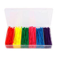 3*100 มม.สีสัน Self-Locking NYLON CABLE TIES480Pcs/กล่องสาย Zip Tie LOOP TIES สำหรับสายไฟ Tidy-Shumue