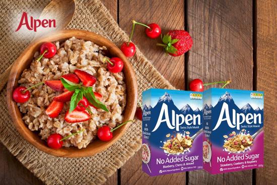 Ngũ cốc giảm cân alpen không đường việt quất, cherry - ảnh sản phẩm 6