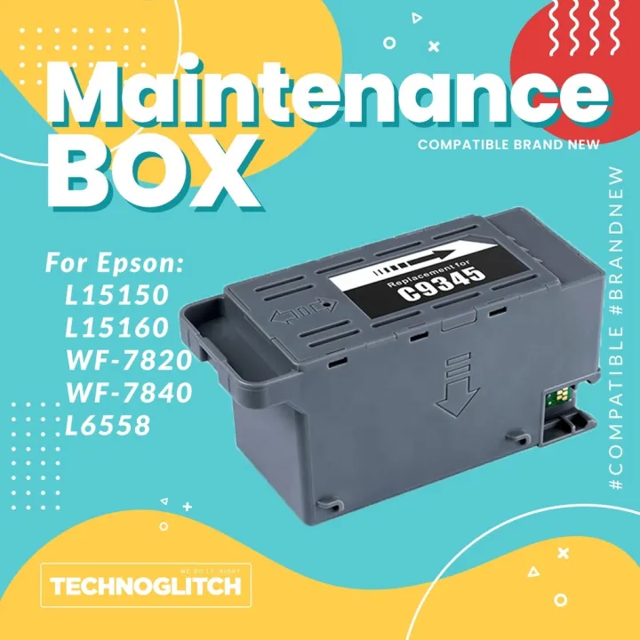 How Long Does Epson Maintenance Box Last C9345 Maintenance Box for Epson M15140 M15180 L15150 L15160 WorkForce