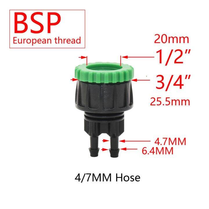 garden-tap-1-4-hose-quick-connector-4-7-8-11-16mm-barb-water-pipe-joint-1-2-1-3-4-male-female-thread-drip-irrigation-adapter