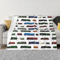 Ready Stock Iconic British Steam Trains Bedspreads For Double Bed For Winter Summer Blanket Bedspread Keep Warm