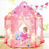 Kids Tent Portable Foldable Childrens Tent Ball Play House Castle Toy Teepee Christmas Gift Dectration Wigwam Tent For Events