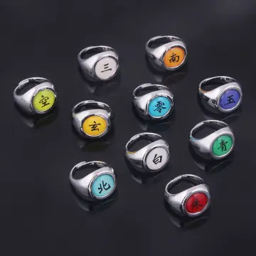 Akatsuki rings  Naruto, Akatsuki clan, Naruto rings