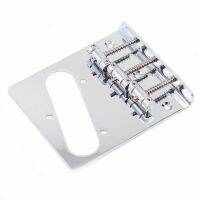 WK-6 Strings Electric Guitar Bridge with 3 Saddles for TL Style or Classical Vintage TL Guitar Chrome