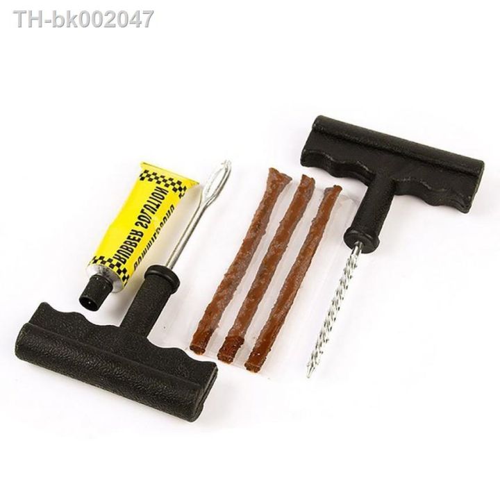 car-tire-repair-tools-kit-set-with-rubber-strips-tubeless-tyre-puncture-plug-cement-auto-for-truck-motorcycle
