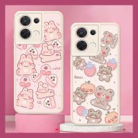 advanced cartoon Phone Case For OPPO Reno8 5G youth Back Cover heat dissipation couple leather protective soft shell