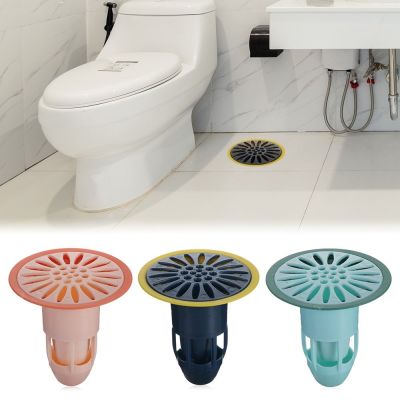 【cw】 Silicone Anti odor Hair Trap Plug Shower Drain Stopper Insect Proof Floor Core Toilet Sewer Supplies