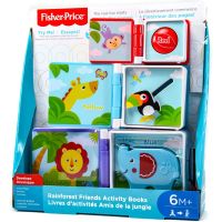 Fisher-Price Rainforest Friends Activity Books หนังสือกิจกรรมการเรียนรู้ เพื่อนรักในป่า ของเล่นเสริมพัฒนาการ ของแท้