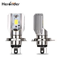 Herorider H4 Hs1รถสกู๊ตเตอร์รถจักรยานยนต์6000K หลอดไฟสีขาวจักรยานยนต์ไฟหน้า Led มอเตอร์ไซด์ H4หลอดไฟจักรยานยนต์ H4