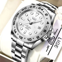 2021 New LIGE Watches For Men Sport Quartz Wristwatches Luxury Stainless Steel Clock with Luminous Men Watch Relogio Masculino