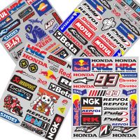 ครีมกันแดดกันน้ำสะท้อนแสงสติกเกอร์รถ Stiker Motor สปอนเซอร์หมวกกันน็อครถยนต์ไฟฟ้ารอยขีดข่วนแต่งลายหัวรถจักร