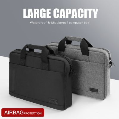 กระเป๋าแล็ปท็อปแขนกรณีไหล่กระเป๋าถือโน๊ตบุ๊คกระเป๋ากระเป๋าเอกสารสำหรับ13 14 15 15.6 17นิ้ว Macbook Air Pro HP Asus
