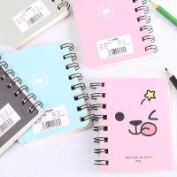 CLARINEJI วางแผน Kawaii พกพาสะดวก นักเรียน อุปกรณ์สำนักงาน A7 Notebook แผ่นรองเขียน สมุดไดอารี่ การ์ตูนแมว Notepad บัญชีมือ โน้ตบุ๊คขดลวด โน้ตบุ๊คเกลียวขนาดเล็ก