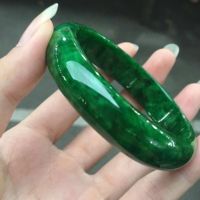 Bangle celet Natural Myanmar Jade Fine Jewelry Emerald Dry Jadeite celet Jewelry