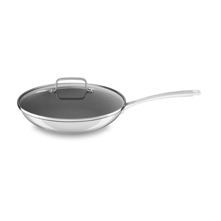 Kitchenaid Stainless Steel 12 Skillet With Lid TriPly Lazada PH
