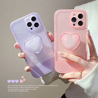 Apple เคสโทรศัพท์ iPhone 14/13/12/11/X/x/xr,เคสโทรศัพท์มือถือสามมิติ Love Bracket 13 Pro Max เคสโทรศัพท์มือถือซิลิโคน12 Mini เคสนิ่มโปร่งใส14 Plus ที่ล้อมรอบกันตกอย่างสมบูรณ์