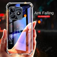 เคส TPU แบบนิ่มสี่มุมกันกระแทกกันตกสำหรับ Realme C51 C53 NFC 2023ซิลิโคนนิ่มป้องกันโทรศัพท์เคสสำหรับ Realme Realme C 51 53 51C 53C Nfc RealmeC51 Coque