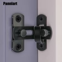 Pannlart Stainless Steel 90-degree Door Buckle Door Bolt 180° Anti-theft Door Lock Buckle Door Latch Push-pull Door Lock