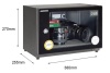 Tủ chống ẩm máy ảnh 20 lít, 1 ngăn nhập khẩu andbon ab-21c - ảnh sản phẩm 2