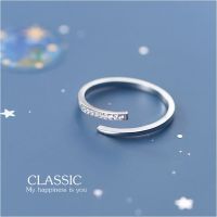 s925 Classic ring แหวนเงินแท้ ใส่สบาย เป็นมิตรกับผิว สามารถปรับขนาดได้