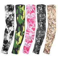 Tactical Army Camouflage Arm Sleeves For Cycling Fishing Cooling Sun UV Protective Sleeves Outdoor Sport cuff Arm Cover Warmers