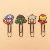 Disney Cartoons Brave Team Man Style Clip Bookmark High Quality Metal Students Bookmark Office Supplies