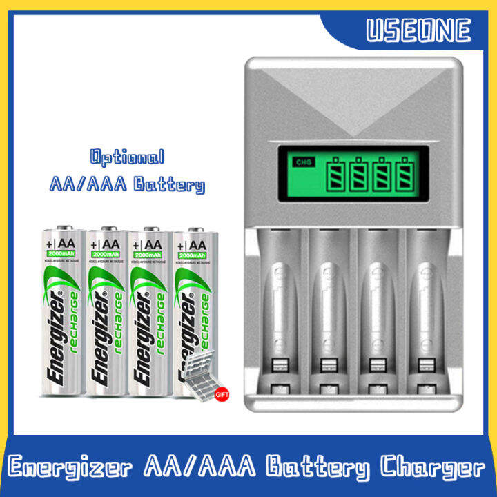 Energizer 1.2V AA/AAA Ni-Mh Rechargeable Batteries With US Plug 4 Slots ...