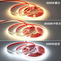 2023220v รางไฟเชิงเส้นไฟอ่อนพร้อมตู้โชว์ตกแต่งมีกาวในตัว led สายไฟกล่องไฟ SMD แถบไฟเชิงเส้น