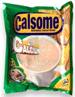 ซีเรียลข้าวโอ๊ตผสมข้าวโพด Calsome แถมฟรี!!ชาพม่า ไม่ผสมนมผง แคลเซียมสูง