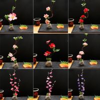 Sashimi decoration Side dish Creative restaurant Decorate swing plate Artistic conception plate Simulated flowers Hotel dishes