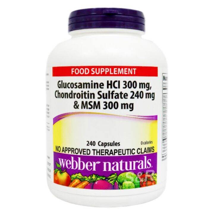 ber Naturals Triple Action Glucosamine HCI 300mg, Chondroitin