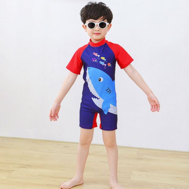 candy-style-ชุดว่ายน้ำเด็ก-ชุดว่ายน้ำลายการ์ตูน-น่ารัก-แบบแห้งเร็ว-sj5287
