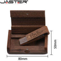 ร้อน JASTER ไม้หมุนได้ USB 2.0แฟลชไดรฟ์128กิกะไบต์สร้างสรรค์กล่องของขวัญไดรฟ์ปากกา64กิกะไบต์32กิกะไบต์ฟรีโลโก้ Memory Stick 16กิกะไบต์8กิกะไบต์ดิสก์ U