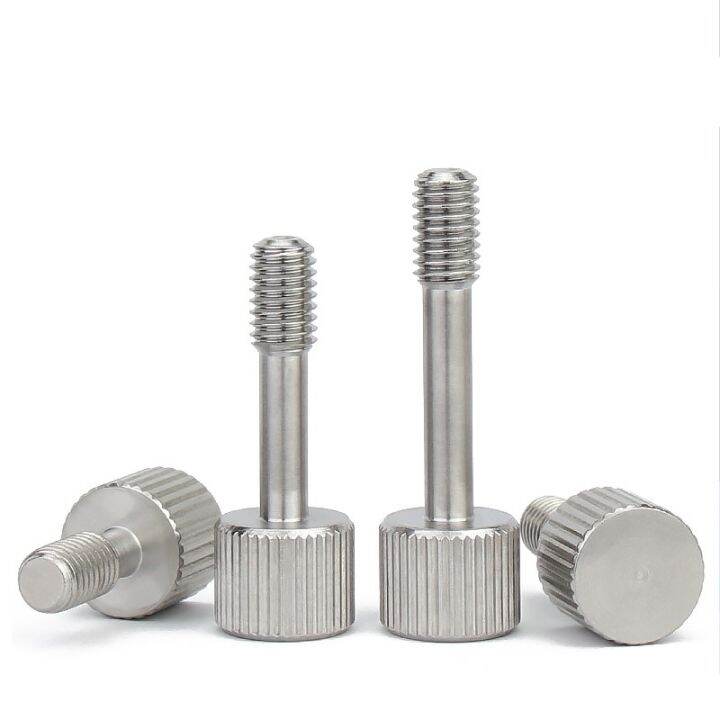 haotao-hardware-m3-m4-m5-m6-sus304สแตนเลสแบน-knurled-thumb-สกรูเอวสูง-shank-hand-กระชับ-thumbtamper-resistant-สกรู