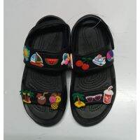 【ของใหม่ที่ร้อนแรง】Les✈Vulls.ph มาใหม่ล่าสุด Crocs หลุมพื้นหนาสไตล์ชายหาดรองเท้าแตะ Flip Flop สำหรับผู้หญิง