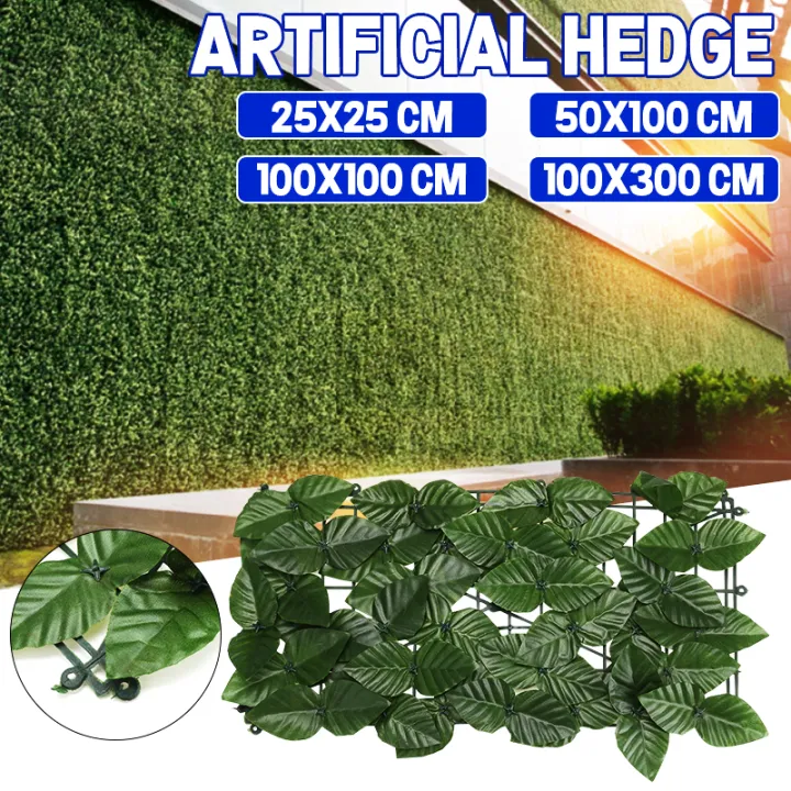 10/8/4/1PCS Artificial Plant Privacy Wall Fence Decor Wall Greenery