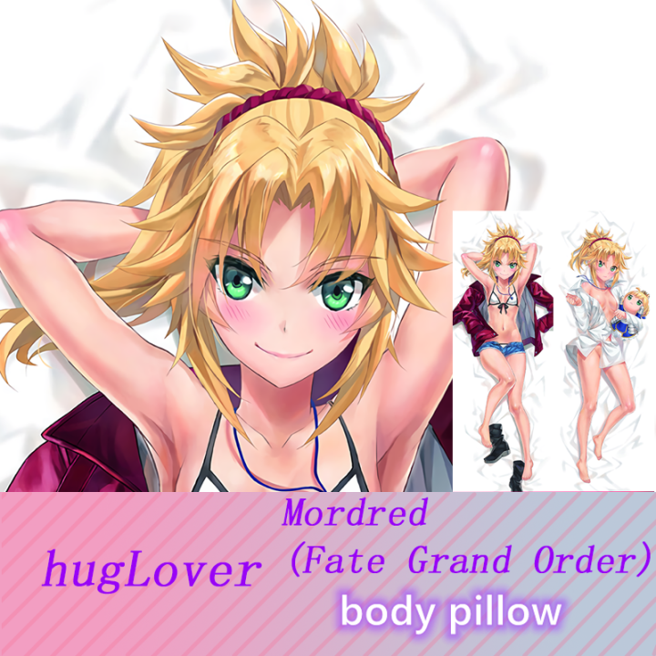 Dakimakura Anime Mordredfate Grand Order Body Pillow Double Sided Print Life Size Cover