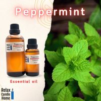 น้ำมันหอมระเหยกลิ่นเปปเปอร์มิ้นท์ Peppermint Essential Oil สำหรับเทียนเเละเครื่องหอม 30ml, 100ml