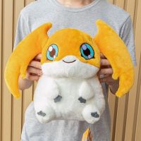 ผจญภัย Digimon ตุ๊กตาหนานุ่ม Patamon Tailmon Action Plushie ตุ๊กตาตำแหน่งการนั่งยัดไส้หมอนนุ่ม Kawaii ของเล่นตกแต่ง2023ใหม่