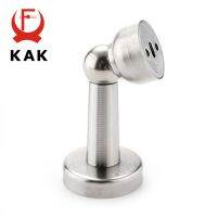 【LZ】 KAK Thicknessed Stainless Steel Magnetic Sliver Door Stop Stopper Door Holder Catch Floor Fitting With Screws For Family Home