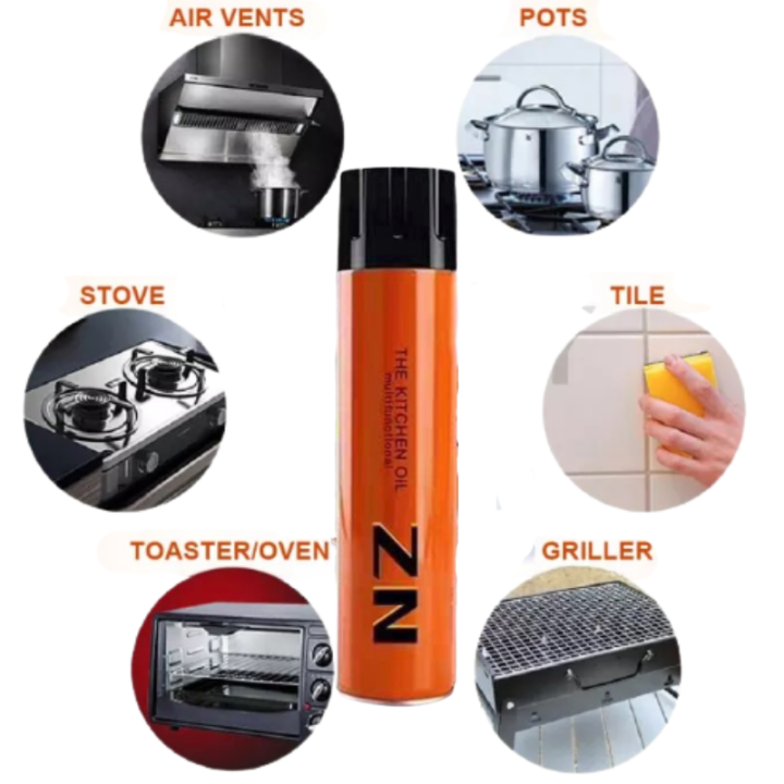 Kitchen Oil Stain Net Powerful Removal Heavy Cleaner Foam Degreasing