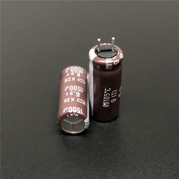 10pcs-50pcs-200pcs-1500uf-6-3v-ncc-kzg-series-8x20mm-super-low-esr-6-3v1500uf-in-original-bag-aluminum-electrolytic-capacitor