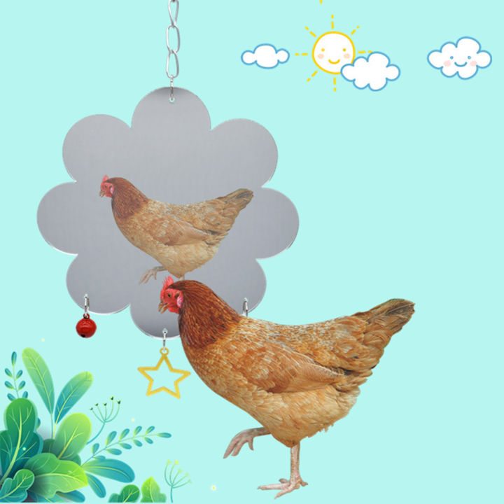 ไก่กระจกของเล่นสำหรับไก่-coop-นกแก้วไก่กระจกของเล่น-bells-interactive-ของเล่นสำหรับสัตว์เลี้ยงแขวน-bird-cage-อุปกรณ์เสริม